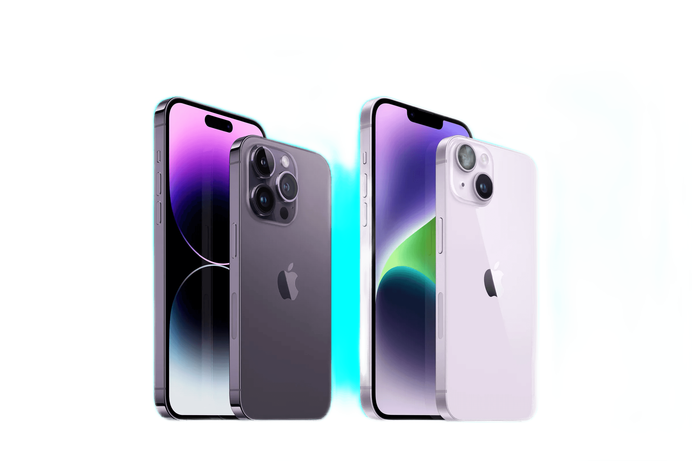 iPhone 13 and iPhone 14 series examples